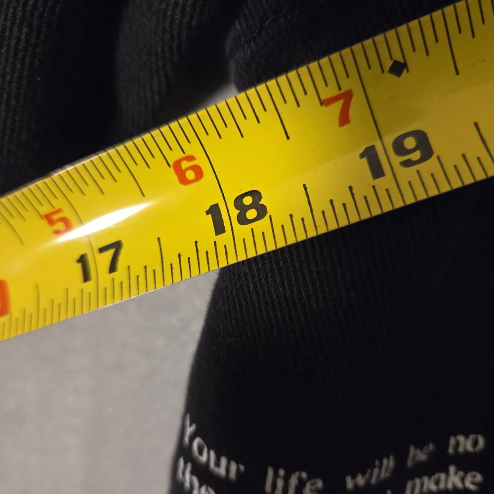 Rue 21 two-toned denim jacket with "GOOD FORTUNE" lettering (M298) - Picture 11 of 12